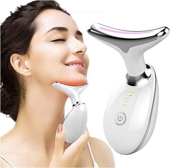 1PC Lifting And Tightening Household Electric Massage Beauty Instrument Neck Facial Wrinkle Removal Advanced Skin Care Tools White