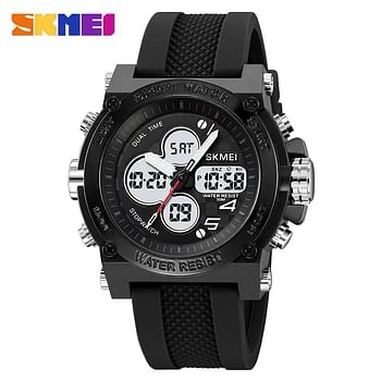 SKMEI 2065 Shockproof Clock Fashion Waterproof Military Mens Wristwatches Sport Electronic Digital Men Watch Black