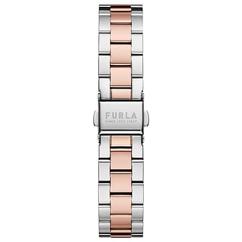 Furla LOGOS WW00038002L5 Women's Watch, Multicolor, Silver, Bracelet Type