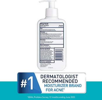 CeraVe Face Wash Acne Treatment Salicylic Acid Cleanser with Purifying Clay for Oily Skin Blackhead Remover and Clogged Pore Control 8 Ounce, multi, 8 Fl Oz (Pack of 1)