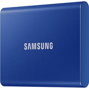 Samsung SSD External Hard Drive  T7 Portable (MU-PC1T0H/AM) 1tb Blue