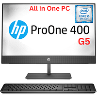 HP ProOne   الكل في واحد 20 400 G5 Intel Core i5 9th Gen، 8GB DDR4، 1000 GB HDD، Screen 20 "Wired Keyboard Mouse، Windows 10 Pro