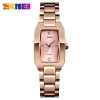SKMEI 1400 Silver Stainless Steel Analog Watch For Women