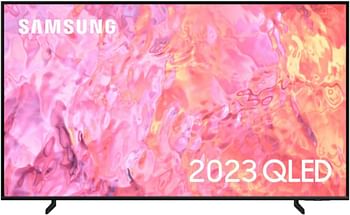 سامسونج تلفزيون ذكي Q60C QLED 4K HDR مقاس 50 بوصة (2023) - تلفزيون LED مزدوج، اليكسا مدمجة، شاشة عرض العاب فائقة الاتساع، حجم لون 100% مع كوانتوم دوت، معالج كريستال 4K، بروفايل اير سليم