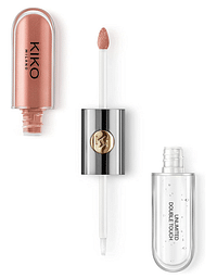 KIKO Milano Unlimited Double Touch 129 | Liquid Lipstick With A Bright Finish In A Two-Step Application. Lasts Up To 12 Hours. No-Transfer Base Colour