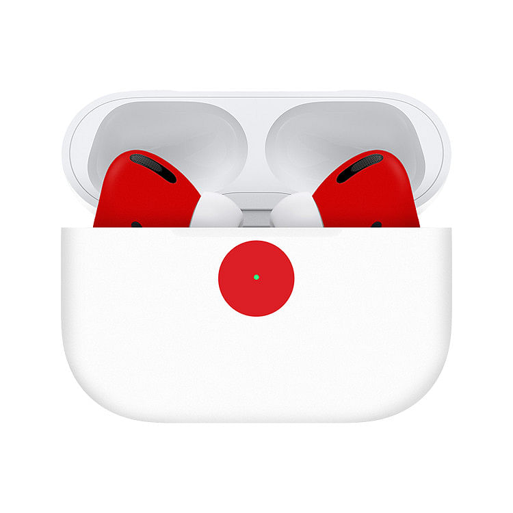 Apple Airpods Pro (2nd Generation) Customized By Caviar Matte Japan Flag