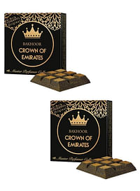 2Pcs Bakhoor Crown of Emirates Incense 40GMS
