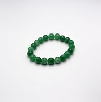 Natural Green Jade ,Crystal Bracelet