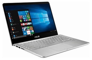 Asus Q405UA 2 in 1 - 14 inch FHD 2 in 1 x360 Touch Display-8th Gen Core i5 Processor-8Gb DDR4 Ram-256GB SSD-Intel UHD 620 Graphics-Finger Print- ENG/ AR Backlit Keyboard-USB Type c - Win 11 Home - Silver