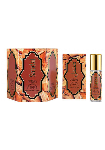 Nabeel Sandal Alcohol Free Roll On Oil Perfume 6ML