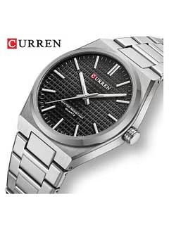 CURREN, 8439 Men's Watch Water Resistant Stainless Steel Quartz Business Wrist Watch