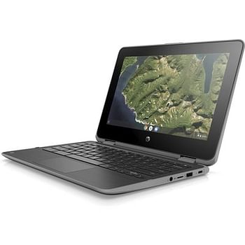 HP Chromebook x360 11 G2 EE N4000 29,5 cm (11.6") Touchscreen HD Intel® Celeron® 8 GB LPDDR4-SDRAM 16 GB eMMC Wi-Fi 5 (802.11ac) ChromeOS Grey