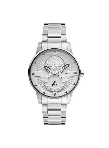 Police Men's Analog PEWJG2110103 47 mm Grey Dial Watch