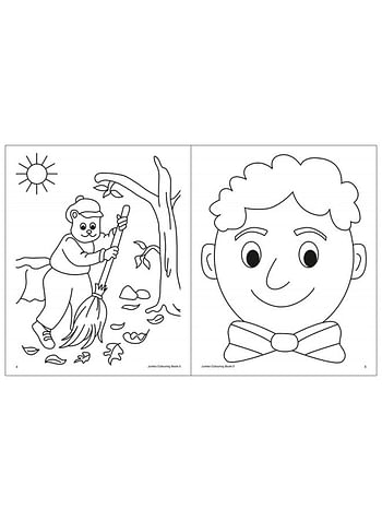 Pack of 3 We Happy Jumbo Coloring Books Educational and Fun Learning Activities for Kids with different Drawings