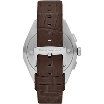 Emporio Armani AR11482 Chronograph Brown Leather Men's Watch