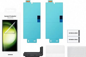 SAMSUNG Galaxy S23 Ultra Screen Protector Transparent, Cream, EF-US918CTEGWW…