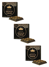 3Pcs Bakhoor Crown of Emirates Incense 40GMS