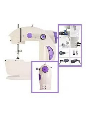 Sewing Portable Mini Sewing Machine SM-202A White/Purple