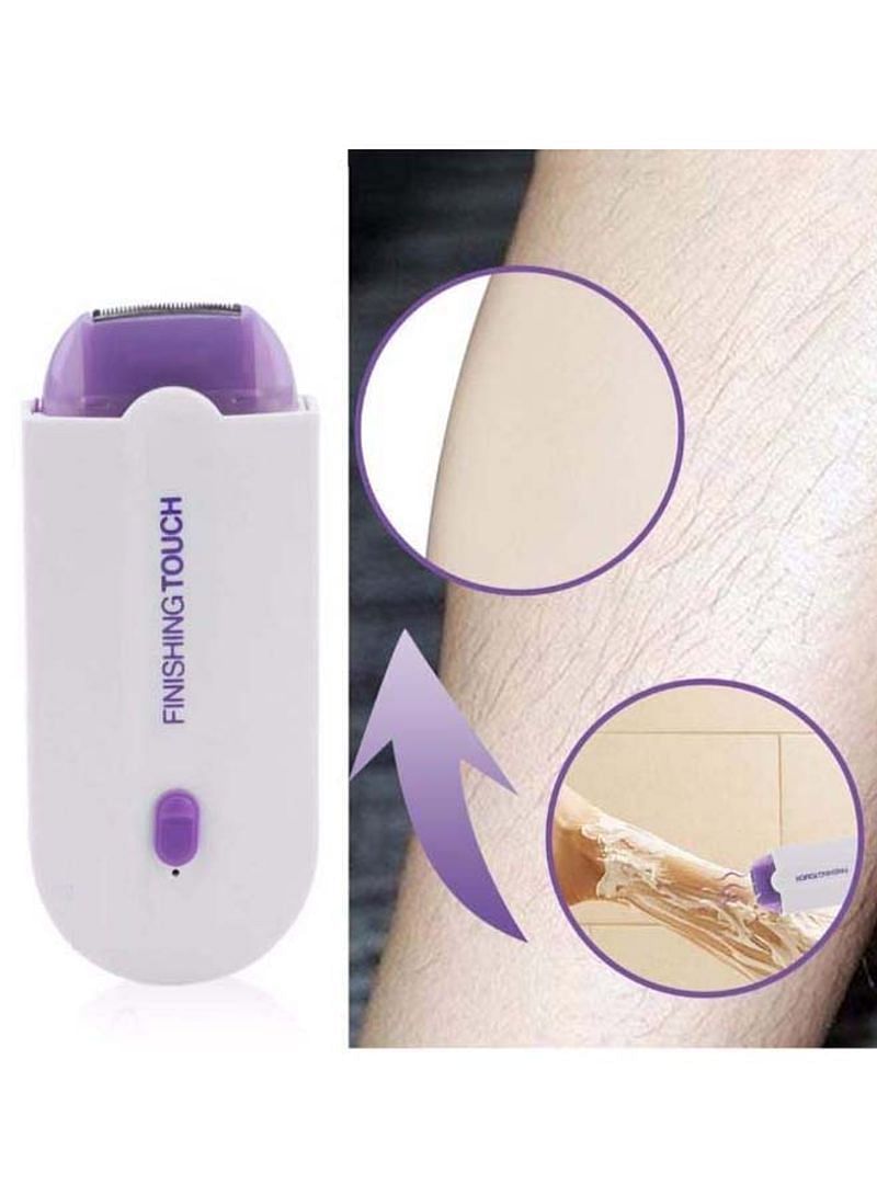 Rechargeable Body Hair Remover White/Purple