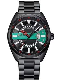 Curren 8403 Men Watch Sport Top Brand Luxury Waterproof - Green/Black