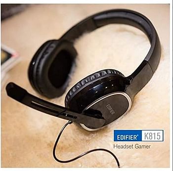 Edifier  K815 Bk Medium Wired Usb Online Educational Student Headphone - Black