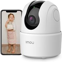 Imou Ranger 2C 2K Home Security Surveillance Camera Indoor, 360° Wi-Fi Camera for Indoor with AI Human Detection Motion Tracking Two-Way Talk IR Night Vision Siren for Baby Pet