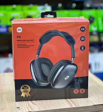 MI P9 Pro Max Tws Wireless Bluetooth-compatible Headphones With Mic Noise Canceling Stereo Hi-fi Gaming Headset