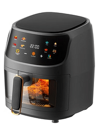 Multifunctional Air Fryer 8 Liter 2400W Extra Large Capacity Digital Touch Control Panel 8 Different Menu with Temperature Adjustable Instant Pot