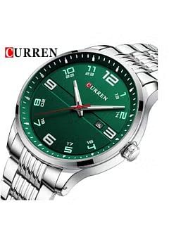 CURREN Fashion Design Stainless Steel Quartz Watch Casual Simple Wrist Luminous Watch For Men 8411