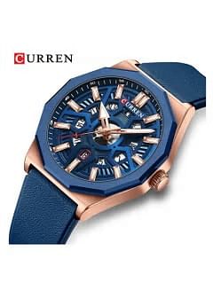 CURREN Men's 8437 Water Resistant Rubber Watch,,