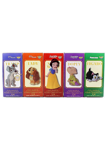 5 Pieces Snow Princess Action Figures Cartoon Creative Model Toys Collectables For Kids Perfect for Home Office and Cake Decor