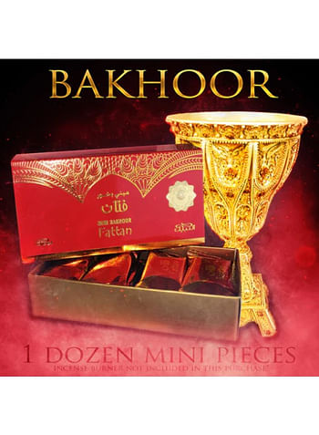 2Pcs Nabeel Mini Bakhoor Fattan Incense 36 GM