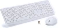 HP Wireless لوحة مفاتيح USB وماوس كومبو CS10 - أبيض