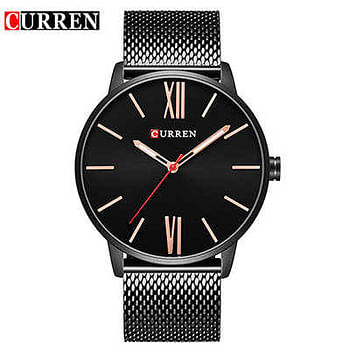 CURREN 8238 Original Brand Stainless Steel Band Wrist Watch For Men,