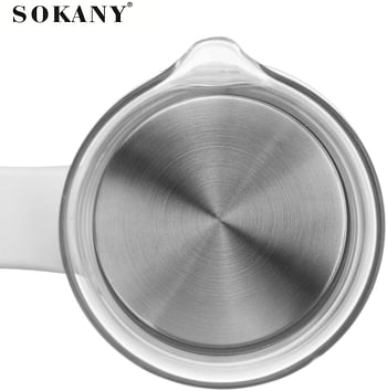 Sokany Turkish coffee Pot - Electric Glass Coffee Kettle, Arabic Coffee Maker Milk & Butter Warmer 500ml YLW-606