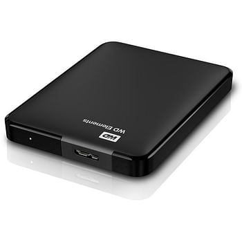 Western Digital External Hard Drive Elements Portable (WDBUZG0010BBK-WESN) 1tb Black