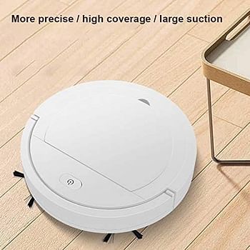 3-In-1 Robot Vacuum Cleaner, Intelligent Sweeping Robot Vacuum Cleaner, Auto Rechargeable Smart Sweeping Robot Dry Wet Sweeping Vacuum Cleaner Home