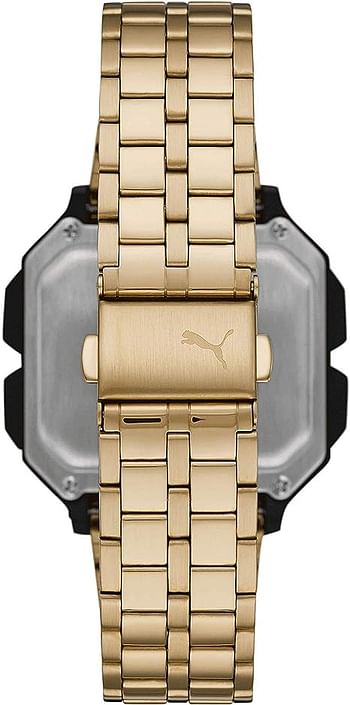 Puma Women's Digital Quartz Watch with Stainless Steel Strap 4013496596823