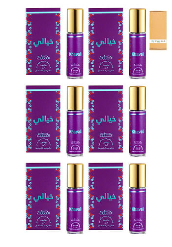 Nabeel Khayali Alcohol Free Roll On Oil Perfume 6ML 6 Pcs