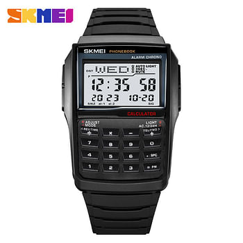 SKMEI 2255 Men's Digital Watch fashion Outdoor Sport Man Clock Silicone strap business Watch - Green