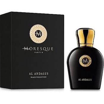 Moresque Al Andalus  Black Collection Eau De Parfum For Unisex, 50 ml