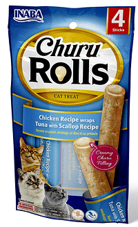 Churu Chicken Recipe Wraps Tuna With Scallop Recipe 40G/4 Sticks Per Pack