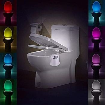 2-Piece Motion Sensor Night Light Automatic 8 Color Changer LED