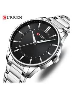 CURREN 8430 Men's Watch Water Resistant Stainless Steel, Quartz Business Wrist Watch