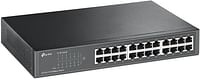 TP-Link 24 Port 10/100Mbps Fast Ethernet Switch -Plug & Play -Desktop/Rackmount - Sturdy Metal With Shielded Ports - Fanless , Limited Lifetime protection -Unmanaged -TL-SF1024D