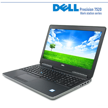 Dell Precision 7520 Workstation Laptop Intel Core i7-6th Gen | 16GB RAM | 512GB SSD | Screen Size 15.6" | 2GB Nvidia Quadro Graphics | Win 10 Pro