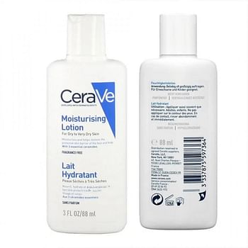 CeraVe Moisturizing Lotion for Face and Body - 3 Oz