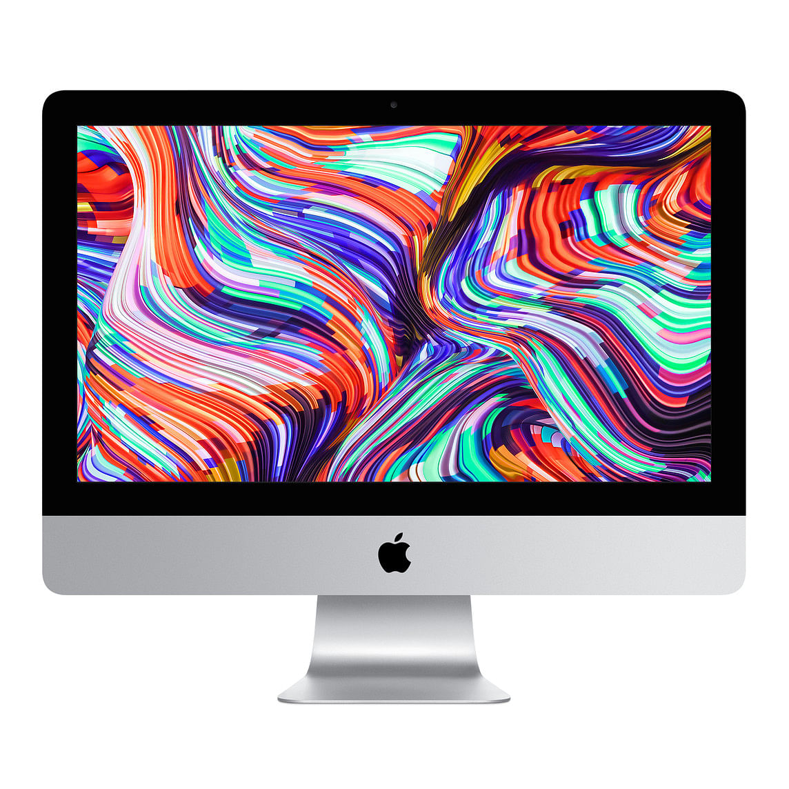 Apple iMac 21.5 بوصة (2019) شاشة عرض 4K Core i5 - ذاكرة وصول عشوائي (RAM) سعة 1 تيرابايت - 1 تيرابايت فيوجن 4 جيجا بايت - مع رسومات ماجيك 2 كيلو بايت وماوس / فضي