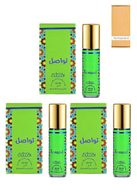Nabeel Tawasul Alcohol Free Roll On Oil Perfume 6ML 3 Pcs