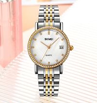 SKMEI 1830 Stainless Steel Band Zinc Alloy Dial Watches For Women